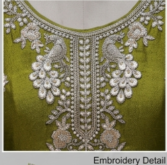 Elegant Olive Green Kurta Set