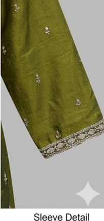 Elegant Olive Green Kurta Set