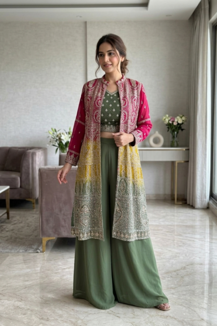 Home 62 SIMISH Festive Ethnic Co-Ord Set for Women | Designer Indo-Western Party & Traditional Wear Outfit